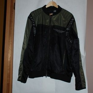 NWT Harley Davidson Nylon Bomber Jacket